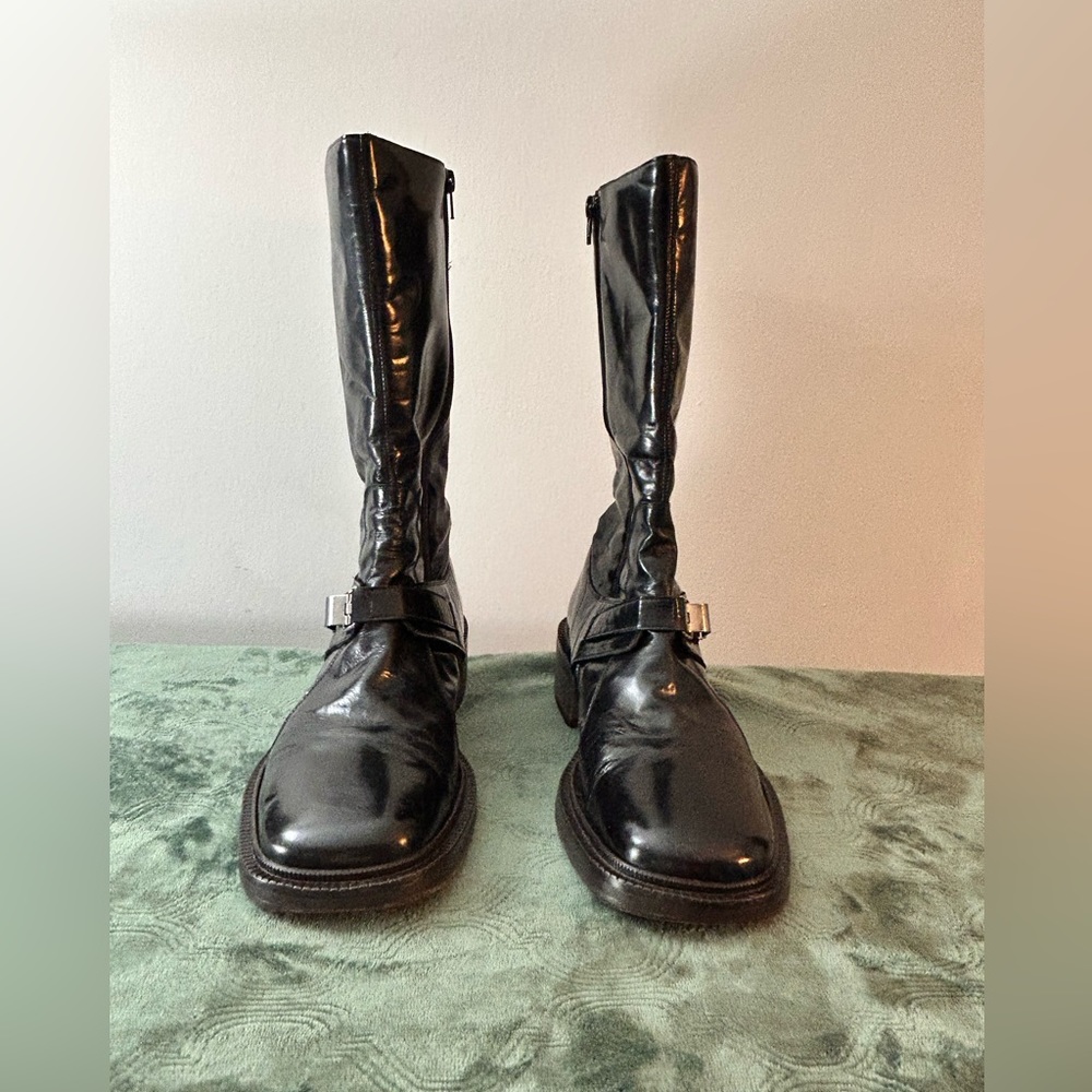 CESARE PACIOTTI HEROES' RARE BOOTS LEATHER MADE IN ITALY, US 9, UK 8 - Picture 3 of 16